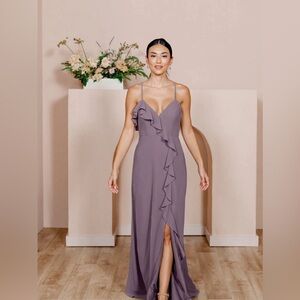 Lavender Revelry Paloma Chiffon Dress Size 6